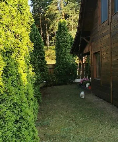 Dom Drewniany Z Kominkiem I Klimatyzacja Lokalizacja Trzy Jeziora I Lasy Swornegacie