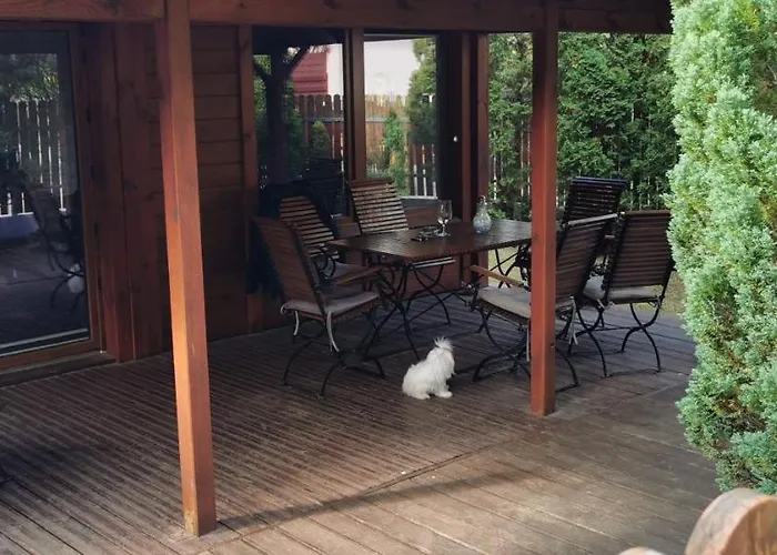 Dom Drewniany Z Kominkiem I Klimatyzacja Lokalizacja Trzy Jeziora I Lasy Swornegacie * Male Swornegacie