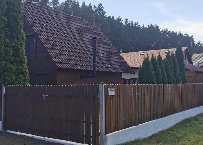 Dom Drewniany Z Kominkiem I Klimatyzacja Lokalizacja Trzy Jeziora I Lasy Swornegacie * Male Swornegacie